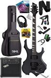 Midex Force-AMP25 Üst Seviye 25 Watt Amfili Elektro Gitar H-H Profesyonel Full Set Aksesuarlı